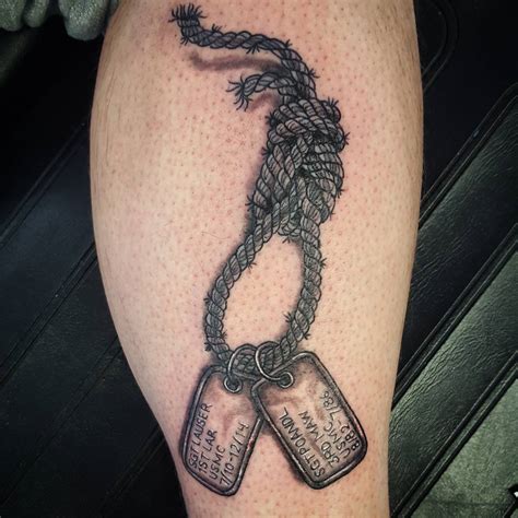 45 Inspirational Dog Tag Tattoo Designs – What Makes Them So Special?