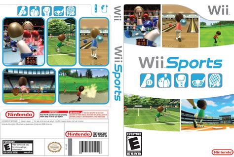 Wii Sports Nintendo Wii Game Covers Wiisports Dvd Ntsc F Dvd Covers