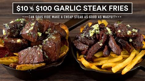 10 Garlic Steak Fries Vs 100 YouTube