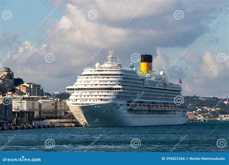 Istanbul Turkey June 19 2022 Cruise Ship Costa Venezia Docked At
