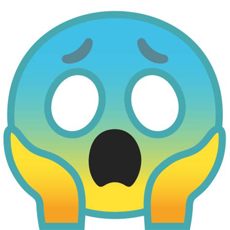 Face Screaming In Fear Icon Noto Emoji Smiley Iconpack Google