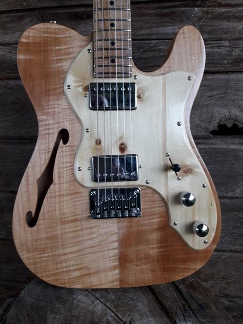 72 Style Thinline Telecaster A Maple Top With A Pine Pickguard