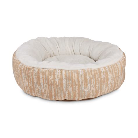 Everyyay Essentials Snooze Fest Tan Cuddler Dog Bed 23 L X 23 W X 7