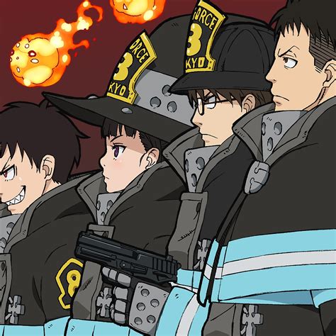 Fire Force Special Fire Force Company 8 Characters 4k 1 Wallpaper