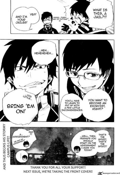 Blue Exorcist Manga Page Blue Exorcist Anime Blue Exorcist Ao No Exorcist