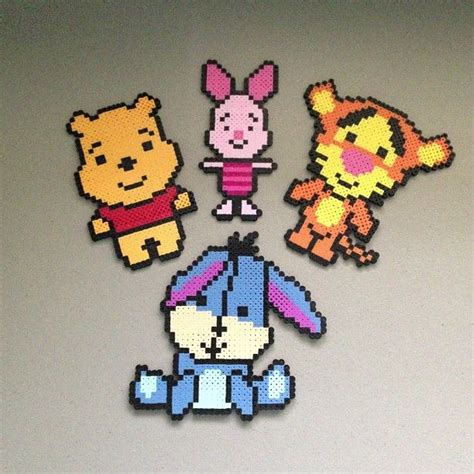 Winnie The Pooh Perler Bead Etsy Perler Bead Disney Perler Bead Images