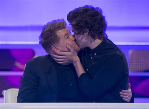 Harry Styles And James Corden Pucker Up In New A League Of Their Own