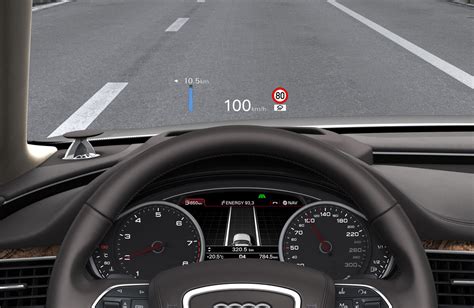 Once you plug it in, you can download the app to display any information you want. Head-up-display | Audi MediaCenter
