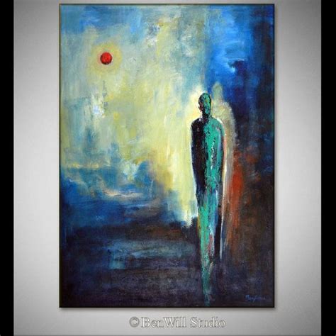 Original Art Large Abstract Oil Painting Figurative Painting The