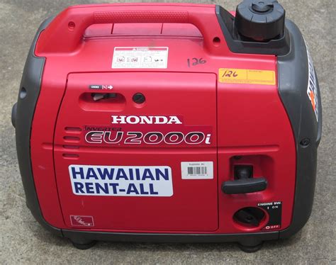 Maybe you would like to learn more about one of these? Honda EU2000I 2000-Watt Portable Generator w/Inverter ...