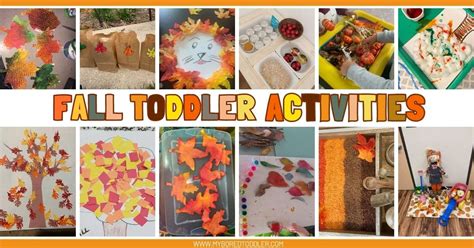 20 Easy Fall Activities For Toddlers My Bored Toddler