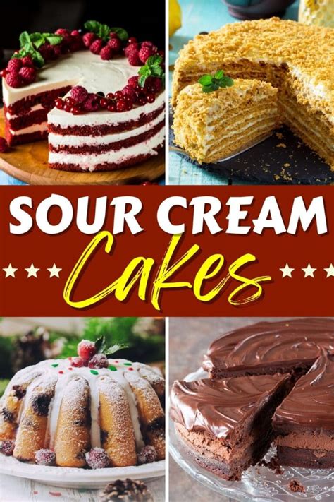 25 Best Sour Cream Cakes Insanely Good