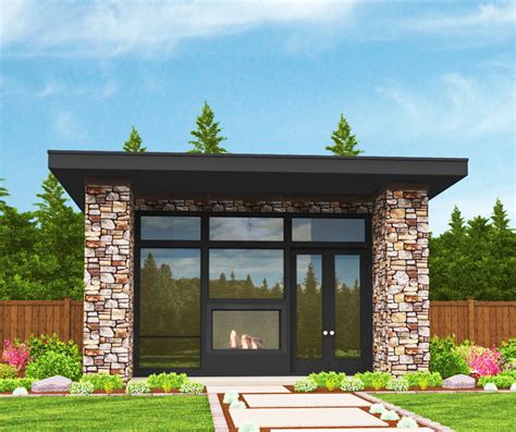 Exclusive Tiny Modern House Plan With Alternate Exteriors 85137ms Vrogue