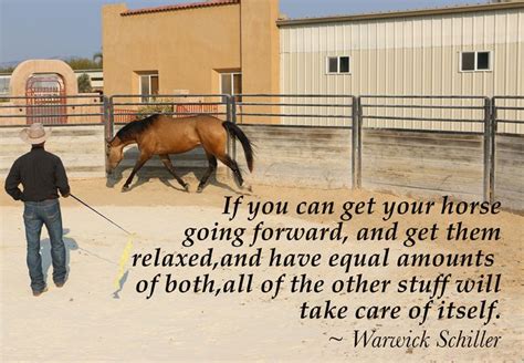 Inspirations Warwick Schiller Horse Riding Quotes Horsemanship