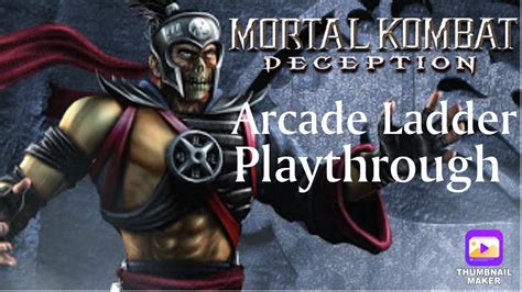 Mortal Kombat Deception Havik Arcade Ladder Playthrough Youtube