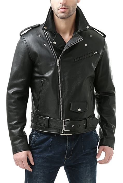 Putting the ability to withstand frequent use aside, these leather motorcycle jackets are known to provide several other benefits to the rider. BGSD Men's Classic Cowhide Leather Motorcycle Jacket ...