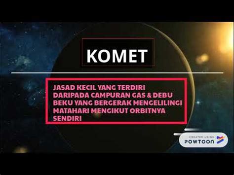 SAINS T2 - METEOROID , ASTEROID , KOMET - YouTube