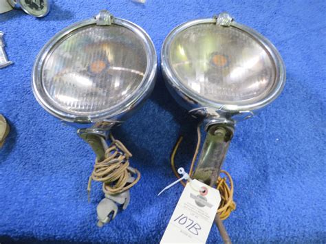 Lot 107b Vintage Pair Of Running Lights Vanderbrink Auctions