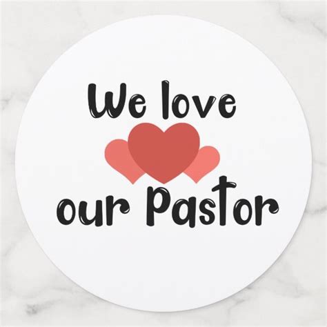 We Love Our Pastor Confetti Confetti Created Pastor Shop Love