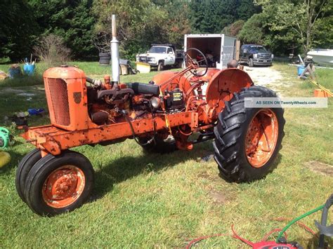 Allis Chalmers Wd45 Antique Vintage Farm Tractor Works Great