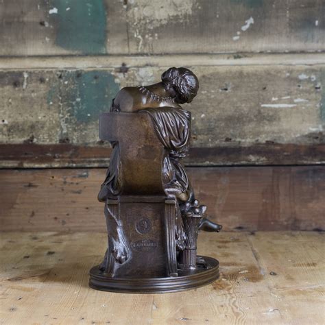 French Nineteenth Century Bronze Sculpture Of Penelope Waiting For