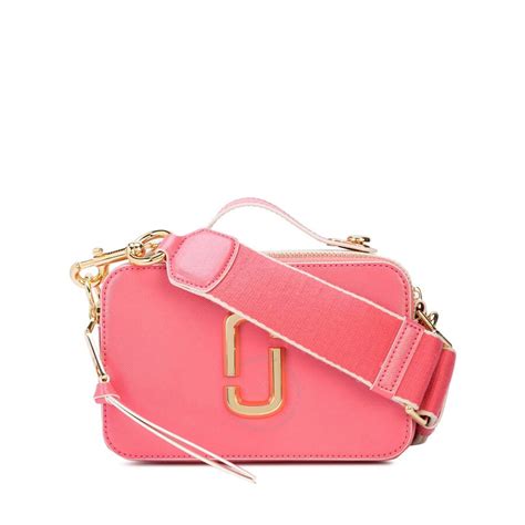 Marc Jacobs Pink Snapshot Crossbody Bag M