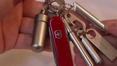 Edc Keychain Victorinox Classic Other Every Day Carry Tools Youtube
