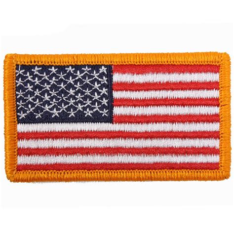 Iron On / Sew On Embroidered US Normal Flag Patch