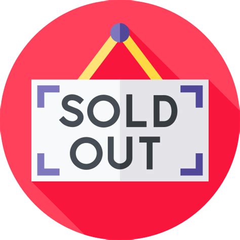 Sold Out Free Icon