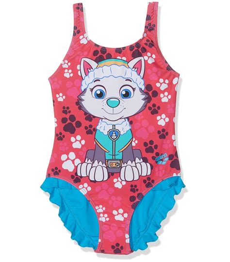 Arena Girl Swimwear Kg Paw Patrol One Piece Color Pink Size 12 Months