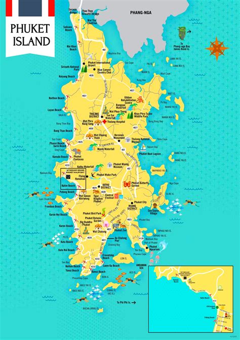 Map Of Thailand Tourist Areas Maps Of The World Images