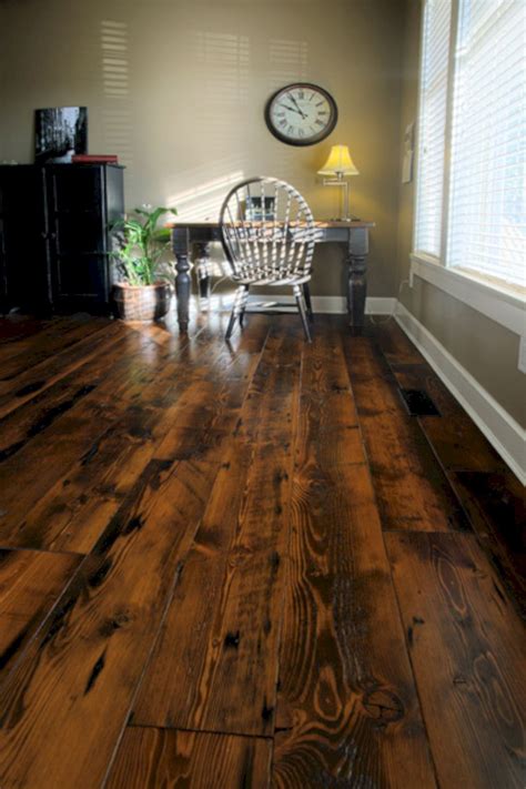 25 Gorgeous Burnt Wood Floors Design Idea For Amazing Home Freshouz