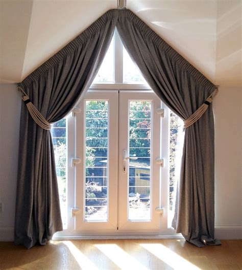 Fabulous Curtains For Diagonal Windows Laura Ashley Faux Silk