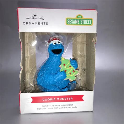 2021 Hallmark Cookie Monster Sesame Street Christmas Ornament New 11