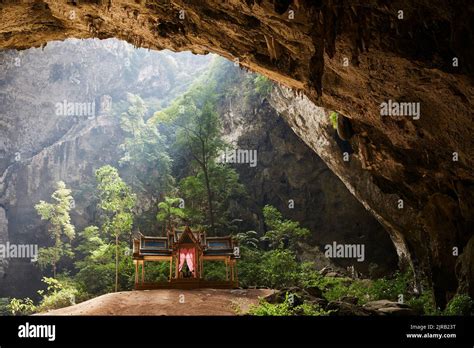 Temple Inside Phraya Nakhon Cave In Khao Sam Roi Yot National Park Hua