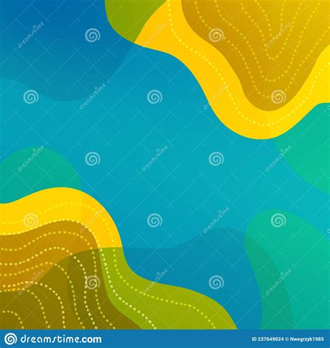 Minimal Background With Abstract Organic Shapes Design For Invitations
