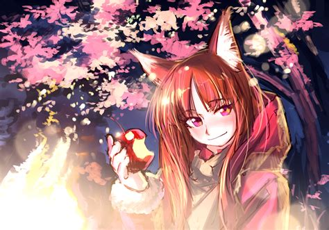 Holo Spice And Wolf Wolf Anime Spice And Wolf Fox Ears Fox Girl