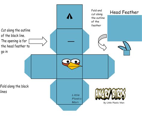 Angry Birds Papercraft Template