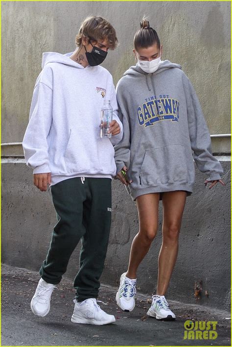 full sized photo of justin bieber hailey bieber dinner lunch 06 justin bieber and wife hailey