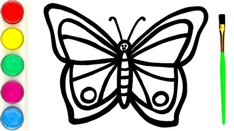 *this post contains affiliate link*. Beautiful Butterfly Drawing for kids | Learn to Draw | Art ...