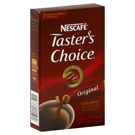 Tasters Choice Nescafe Coffee Instant Gourmet Lightmedium