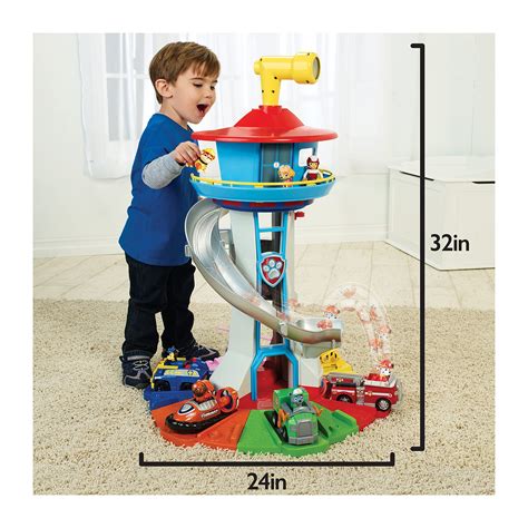 Paw Patrol My Size Lookout Tower With Exclusive Vehicle Rotating