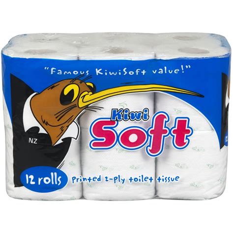 Buy Kiwi Soft Toilet Paper 12pk Prints 2ply Online At Nz