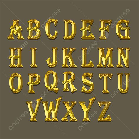 Gold Alphabet 3d Images Hd Alphabet 3d Design In Shining Gold
