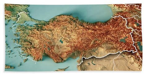 Celebrate your territory with a leader's boast. Topographic Map Of Turkey | Zip Code Map