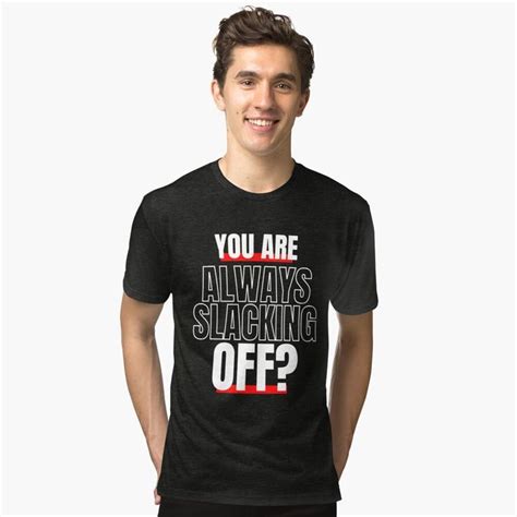 Mordecai And The Rigbys You Are Always Slacking Off Tri Blend T Shirt By Fahadkhan98 In 2022