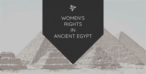 women s rights in ancient egypt gender roles education