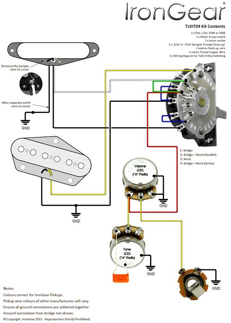 Telecaster 4 Way Wiring Diagram Database Wiring Collection