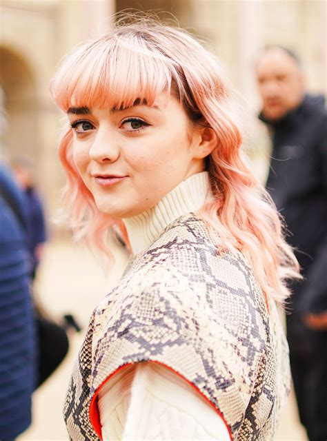 The Real Reason Maisie Williams Dyed Her Hair Pink Post Got R29