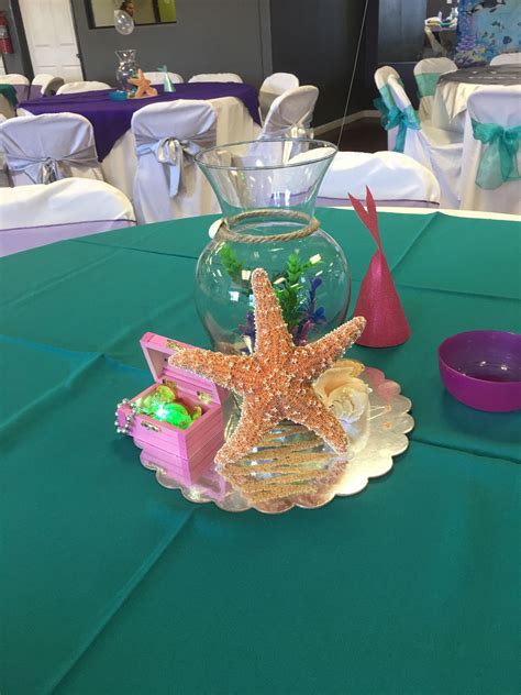 Centerpiece Mermaid Theme Birthday Party Mermaid Baby Shower Theme